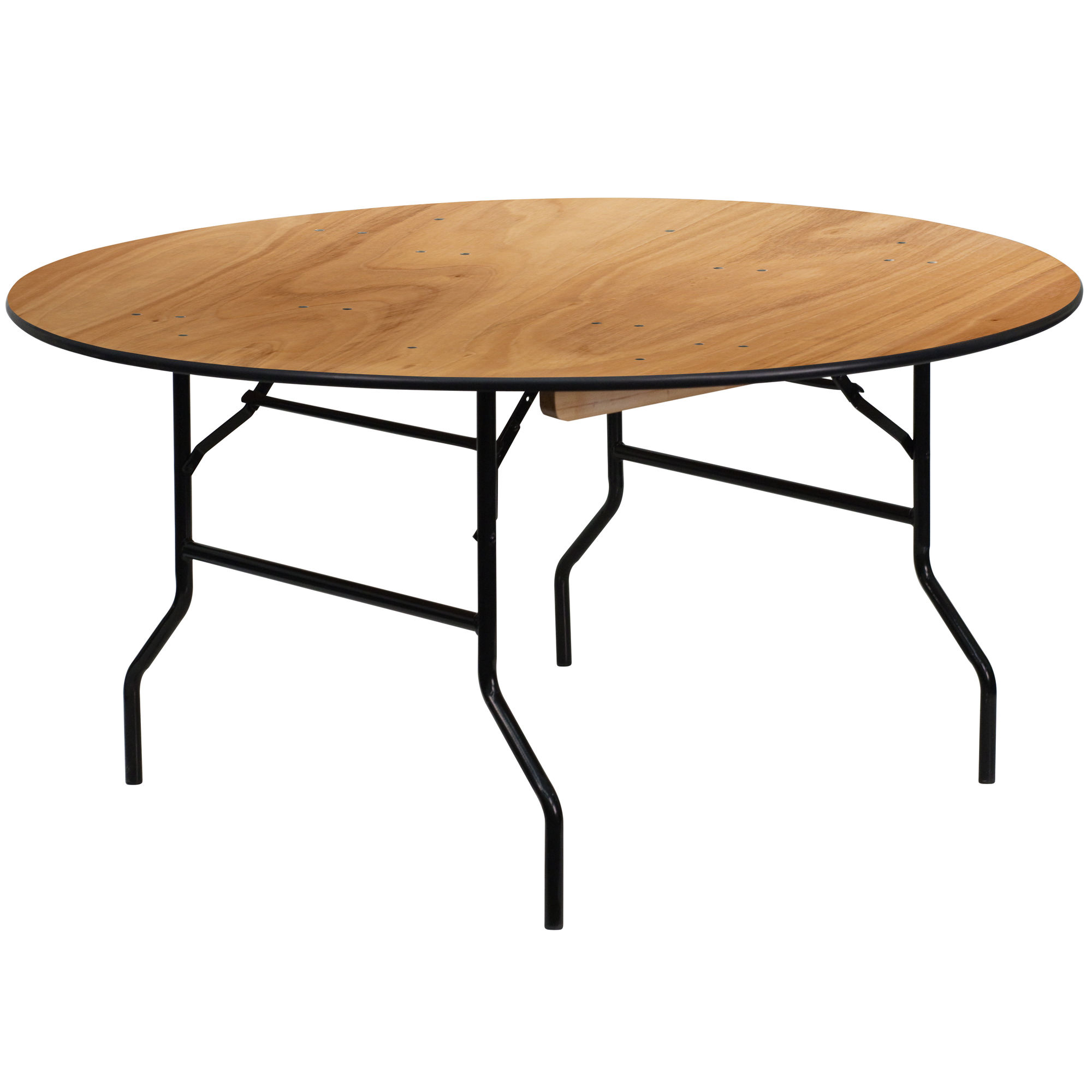 Outdoor Foldable Furniture Plywood Round Folding Dining Tables